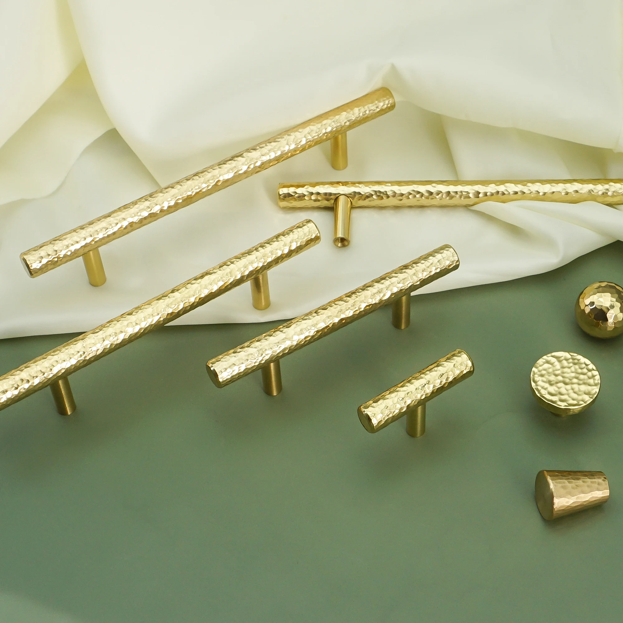 Solid Brass Long Handles for Furniture Handmade Gold Cabinet Drawer Handle Wardrobe Pulls Kitchen Cupboard Door Knobs Hardware