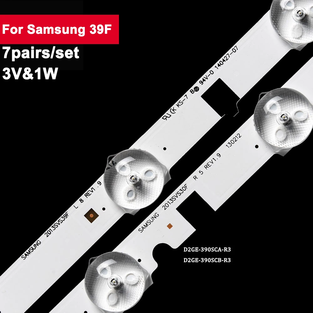 

7Pair Backlight TV Strip LED For Samsung 39f 8+5led UA39F5008AR UA39F5088AR UE39F5000AKXKZ UE39F5000AKXMS UE39F5000AKXRU