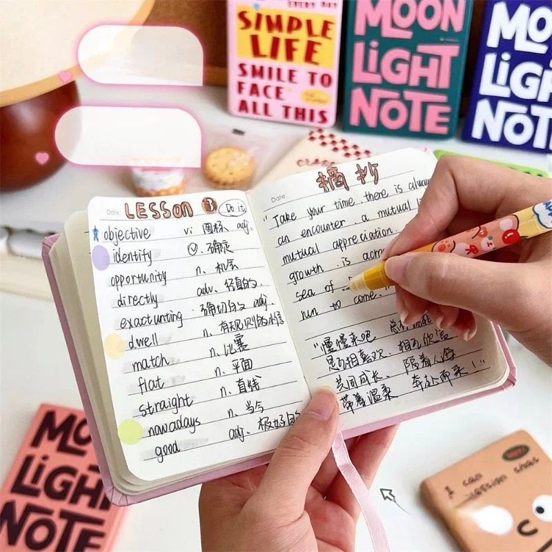 1Pc Mini Notebook Portable Pocket Notepad Memo Diary Planner Agenda Organizer Sketchbook Office School Stationery