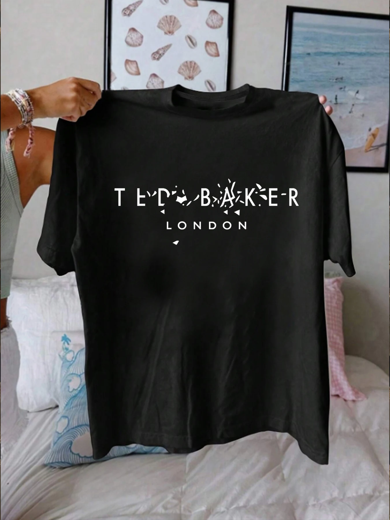 

【WZM102198】Женская футболка с принтом, больших размеров, летняя, повседневная, в уличном стиле, женская футболка с коротким рукавом в стиле Джокер