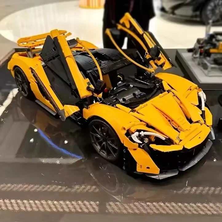 Nowa technologia P1 Supercar Building Block zestaw modeli do składania-ciągi dla dorosłych zabawki inżynierii maszynowej, DIY Moc ogólny system budowlany chi