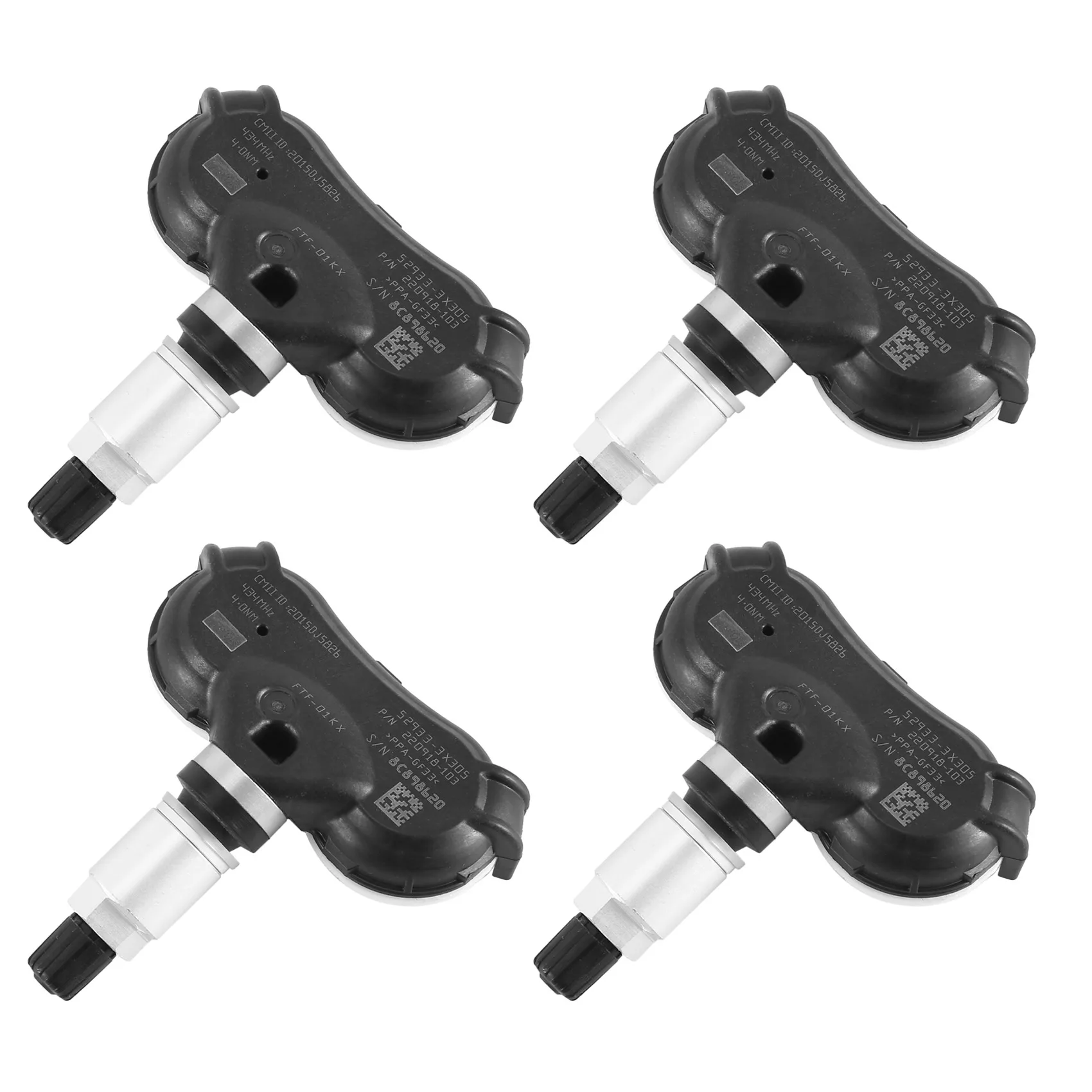 

Set of 4 Tire Pressure Sensor TPMS 52933-3X305 for HYUNDAI ELANTRA KIA RIO Cer