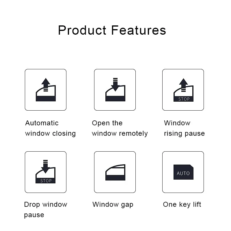 Multi-functional Remote Auto Glass Window Lifter Closer Accessories For Nissan Qashqai J11