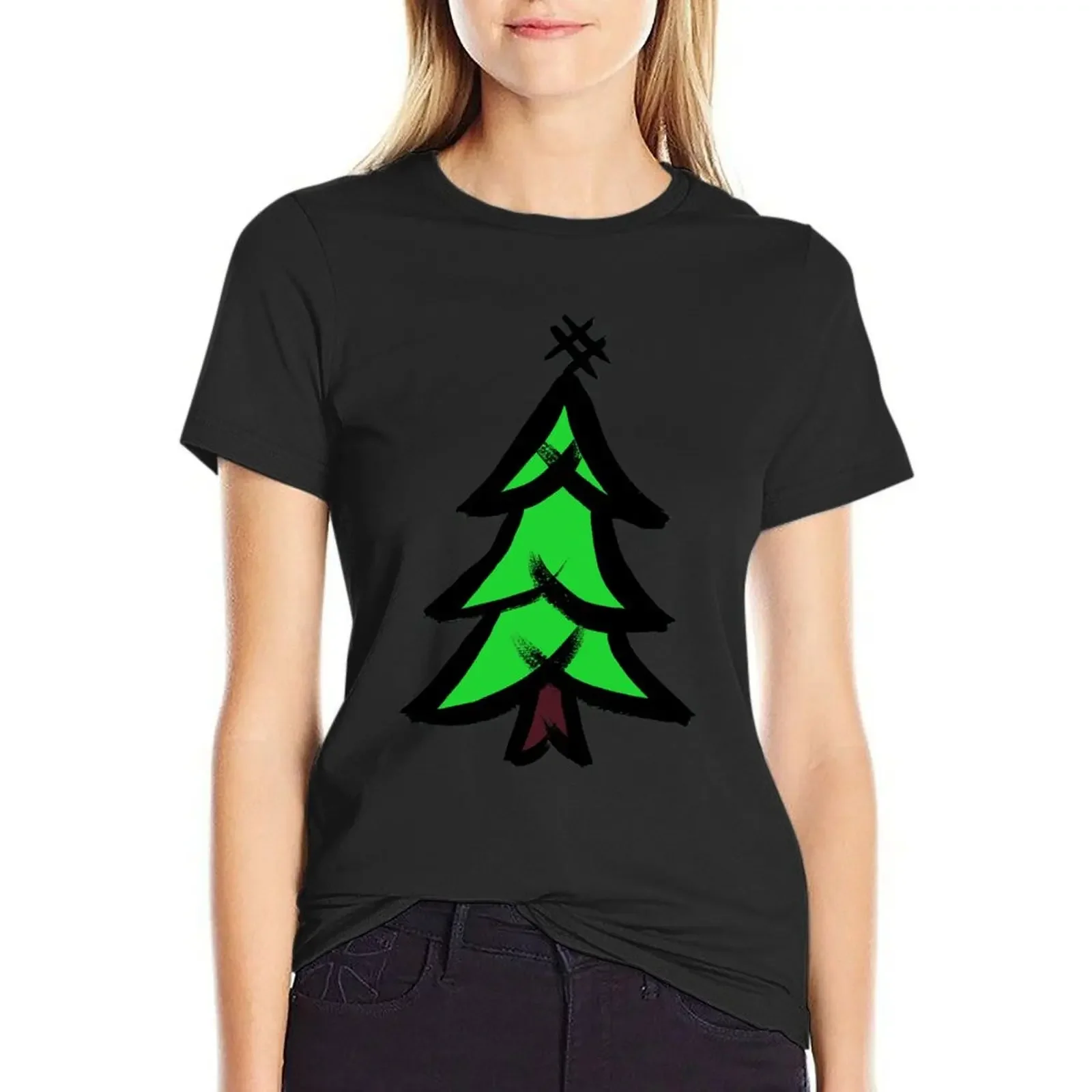 

Hashtag Xmas green - OneMandalaADay T-Shirt heavyweights vintage clothes tops cropped t shirts for Women