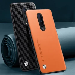 Luxury PU Leather Case For OnePlus 8 Back Cover Matte Silicone Shockproof Protection Phone Case For One Plus 8 OnePlus8 5G Coque
