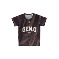 GEN.G Club League Of Legends Team Tops 2024 New GEN.G E-Sports Support Clothes Fashionable Casual Game Style Breathable T-Shirts