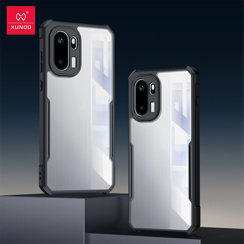 

Чехол Xundd для OnePlus ACE 6, противоударный жесткий ПК + мягкий прозрачный чехол из ТПУ для защиты от падения, чехол для телефона