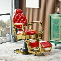 Poltrona da barbiere dal design professionale Lusso Glamour Semplice Poltrona da barbiere nordica Modalitàrm Estetica Sillon Barbero Mobili commerciali