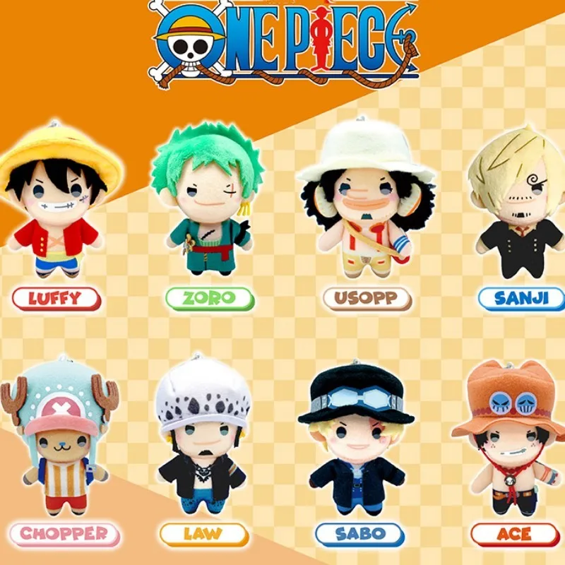 

One Piece Blind Box Pendant Bag Pendant Anime Monkey D Luffy Sauron Peripheral New Product Blind Box Surprise Toys Soft Gift