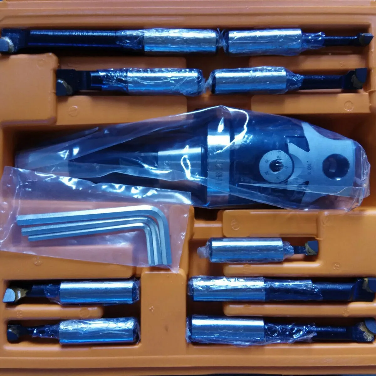 

2-дюймовая расточная головка R8, держатель хвостовика, набор расточных головок со сменными расточками 1/2 дюйма, 13 шт., набор инструментов из твердосплавной расточной головки-A30R