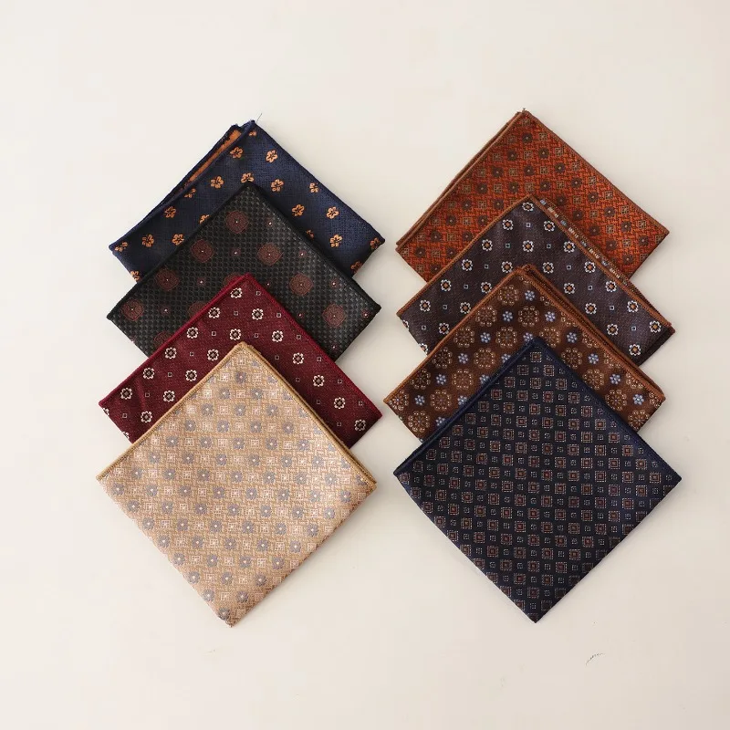 Vintage Versatile Formal Pocket Square, Korean Style Suit Decorative Cravat Chest Hanky, Elegant Accessory For Wedding Banquet