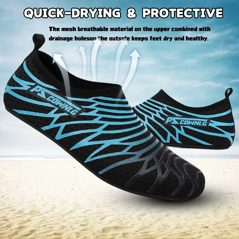Water Shoes Men Women Barefoot Shoes Outdoor for Beach Aqua Swim Pool River Water Quick Dry Boating Fishing Diving Surfing
