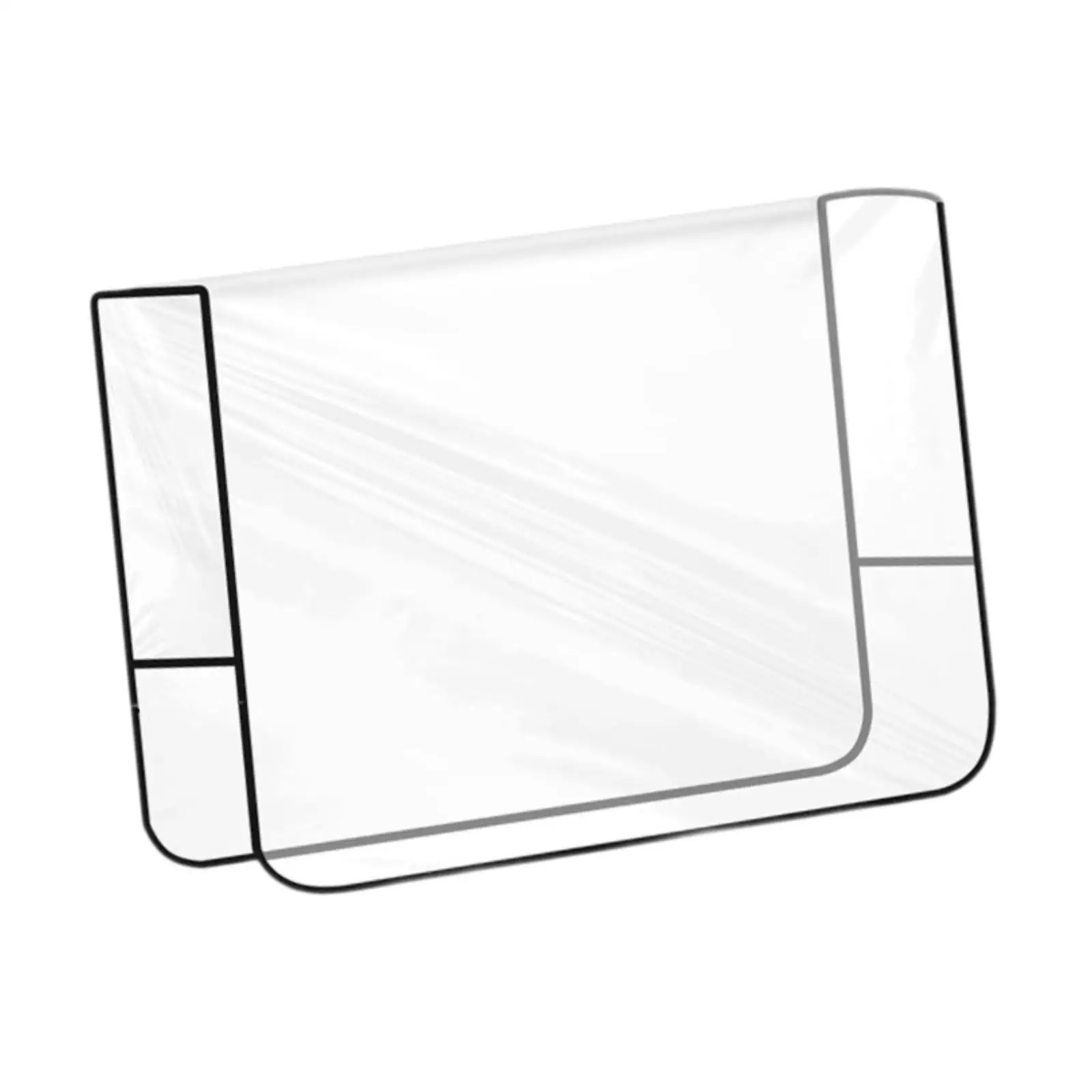 Waterproof Salon Chair Cover PVC Protective Backrest Shield Hairdressing Chair Slip-on Clear Protector for Hair Salon Spa