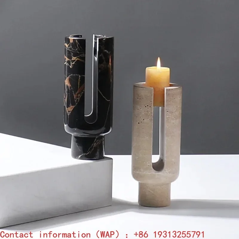 

Marble candlesticks for wedding banquets