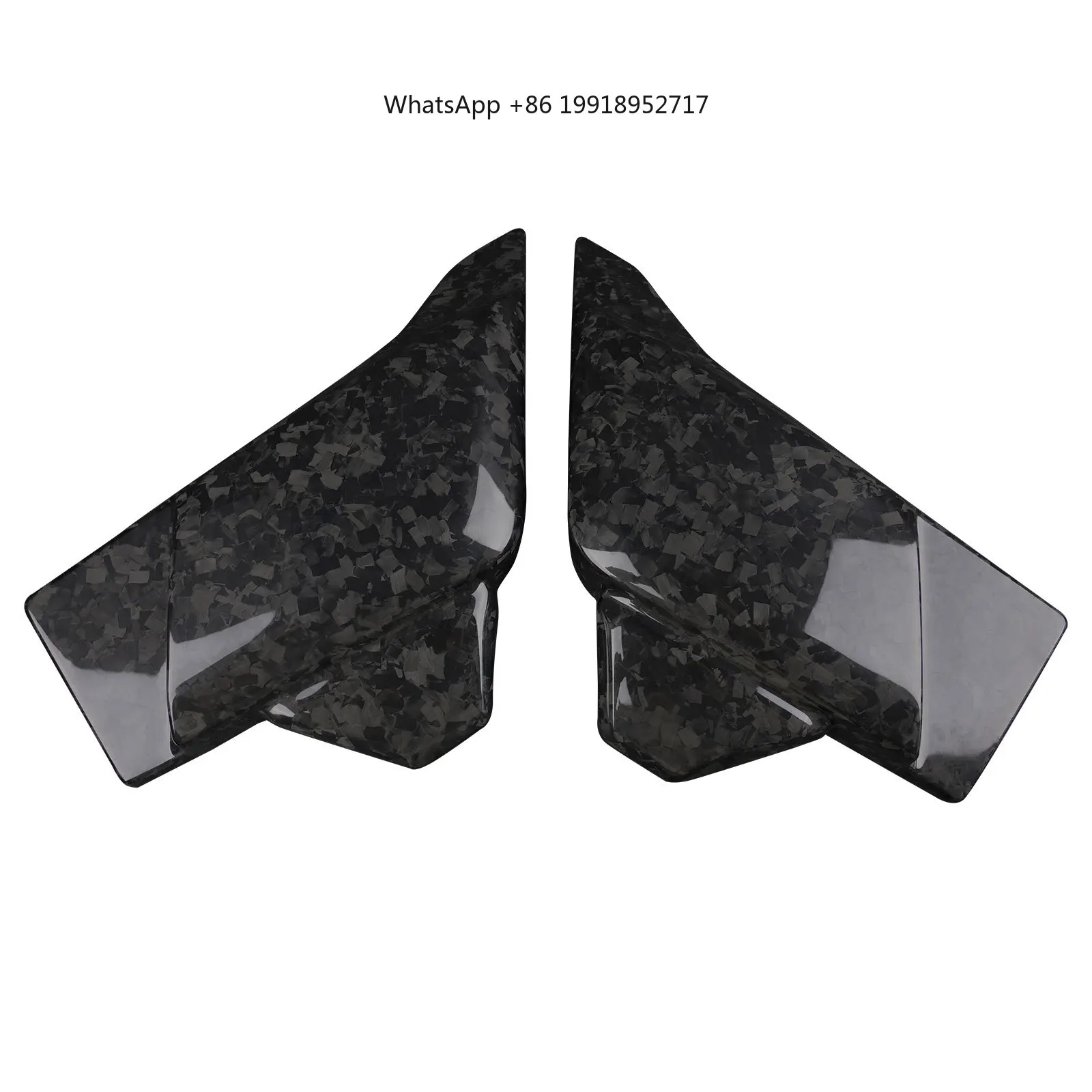 Glossy Forged Carbon Fiber Battery Cover for 2024-2025 for Davidson Street Glide (FLHX) Road Glide (FLTRX) CVO Motorcycle