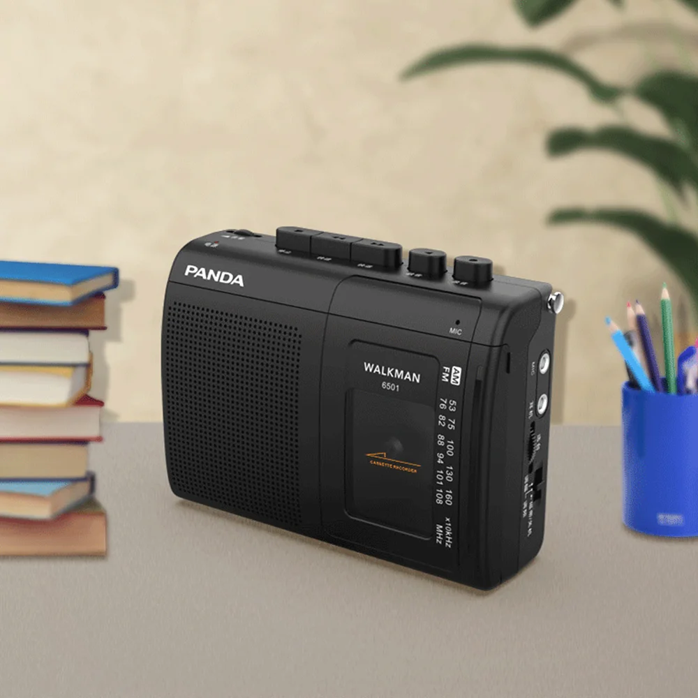 Global Portable Tape AM/FM Radio Retro Cassette Music Player Walkman Tape Recorders Loudspeaker Support 3.5mm Headphone Play