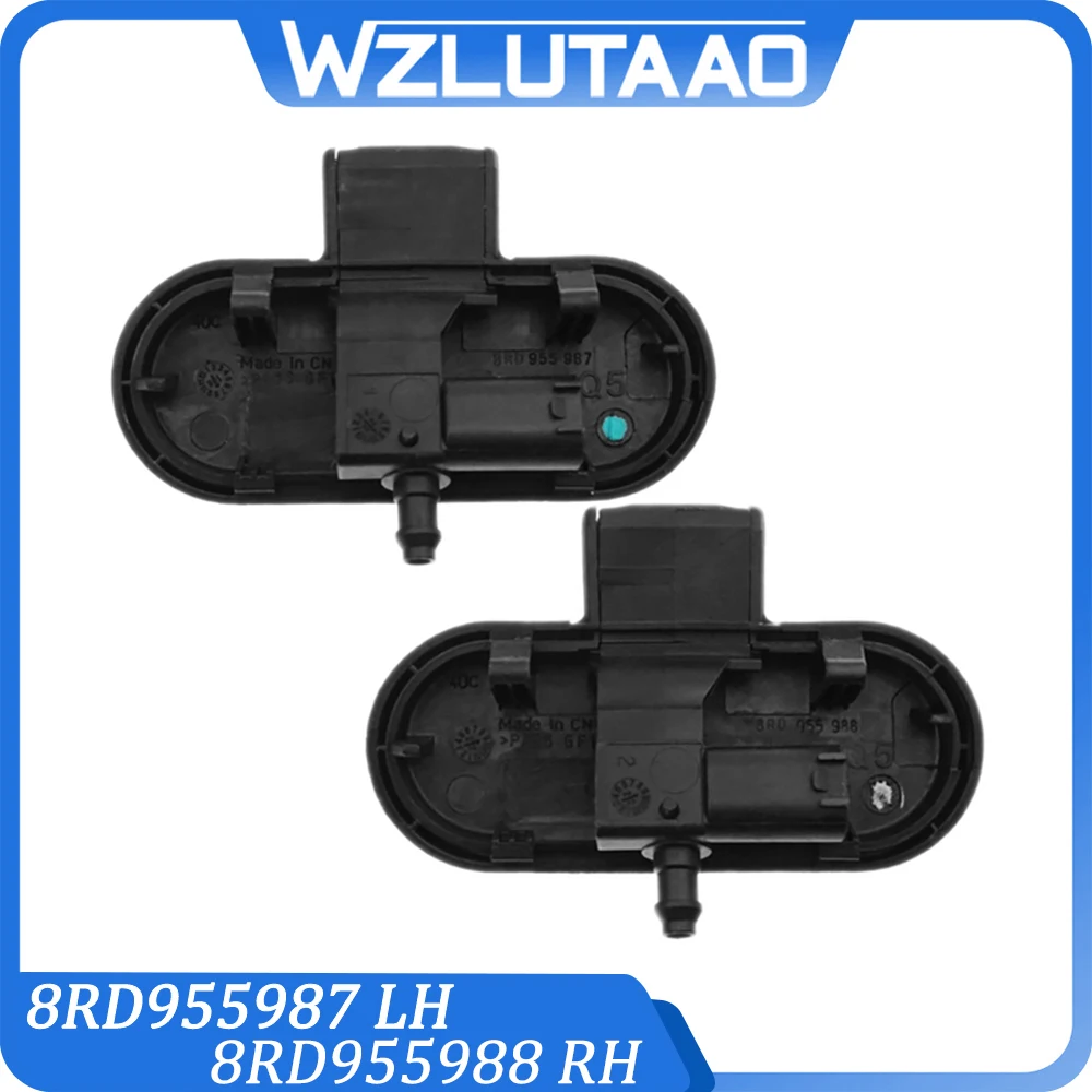 

2PCS 8RD955987 8RD955988 Front Windshield Water Sprayer With Heating For Audi Q5 09-17 8R0955987 8R0955988 8R0955987B 8R0955988B