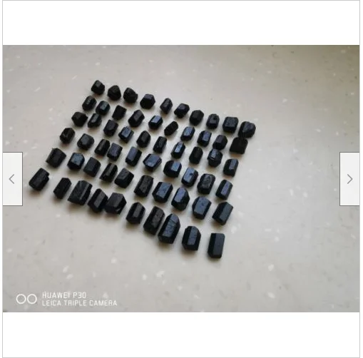 60pcs Lot tiny Natural Black Tourmaline Crystal Rough Stone Rock Mineral Specimen 40-50g