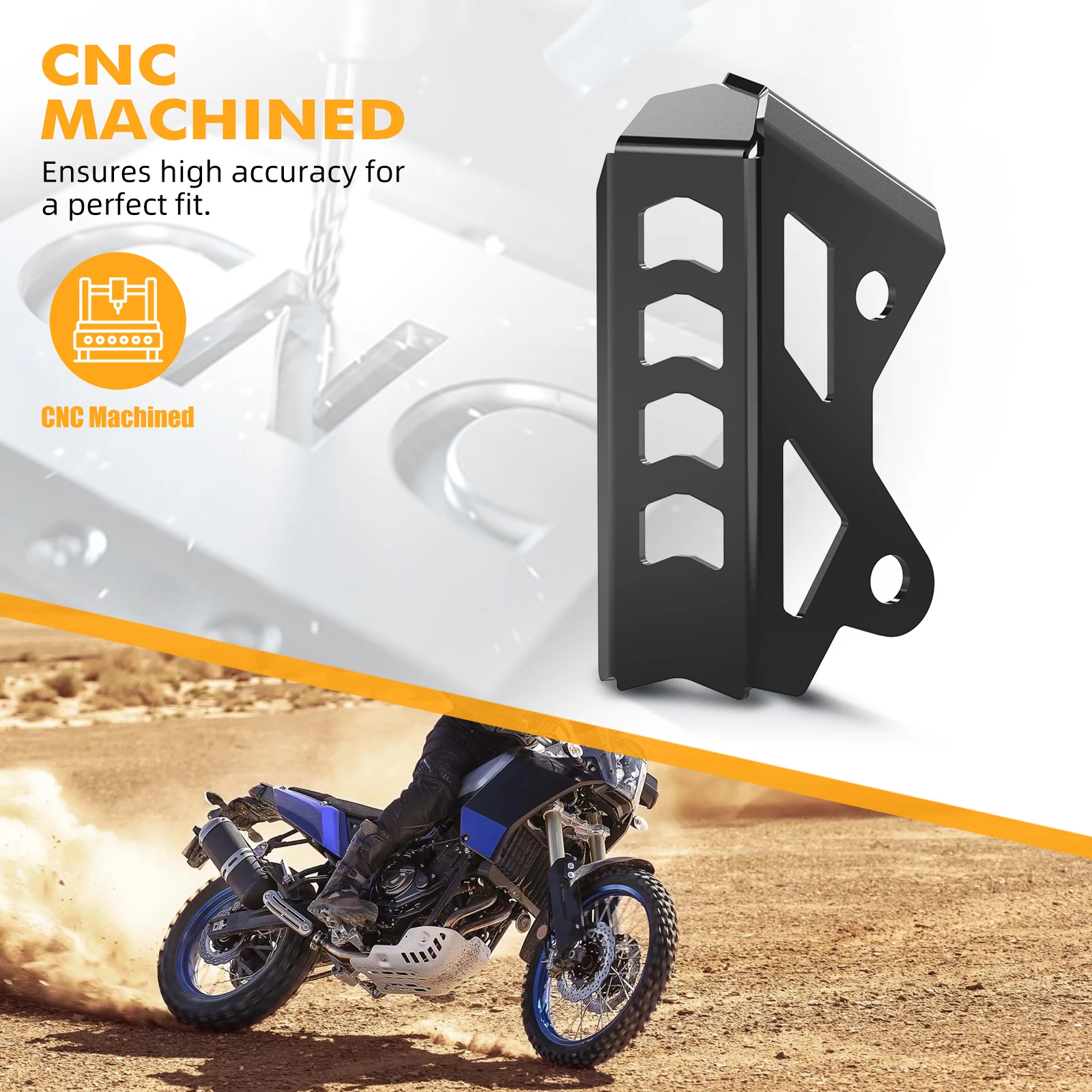 For Yamaha 2019-2024 Tenere 700 XTZ 700 Rear Brake Master Cylinder/ Reservoir Guard T700 Tenere700 Rally Edition 2020-2024