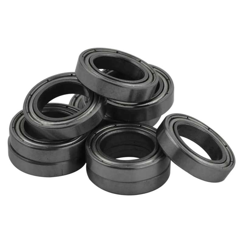 10Pcs 6802-2RS 15X24x5mm Metal Shielded Sealed Deep Groove Ball Bearings & 10Pcs Miniature Sealed Metal Shielded Metric Radial B image 2