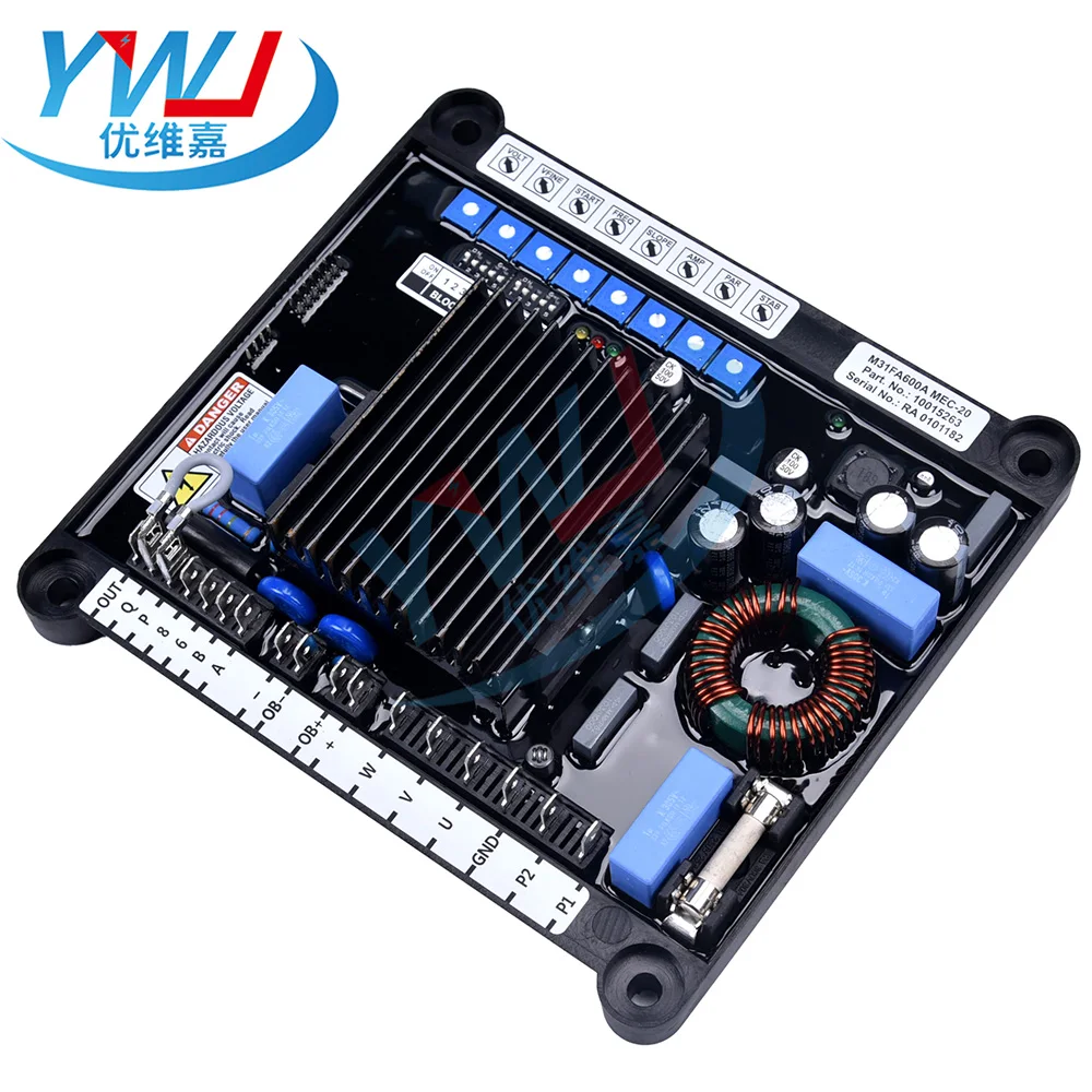 Top Quality Original Marelli Generator MEC-20 AVR Automatic Voltage Regulator Module Power Adjustable Stabilizer M31FA600A