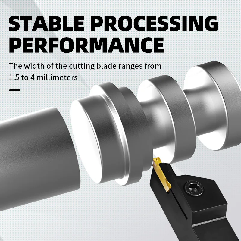 

MGMN Carbide Grooving Inserts JC700 for Steel Machining CNC Lathe Cutting Tools High Precision