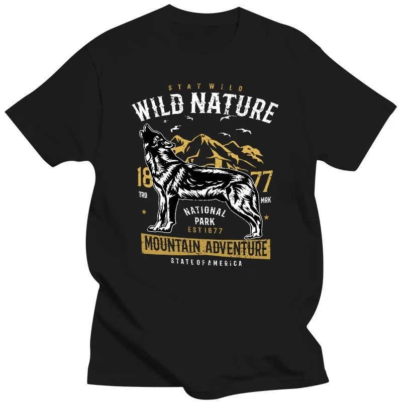 T Shirt Wild Nature Animal Tee Wolf Mens Zoo Chameleon Navajo Aztec S-3Xl Festive Tee Shirt