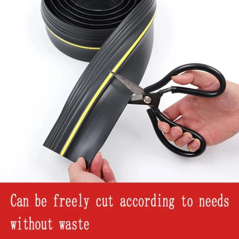 1/2/3/3.6 متر العالمي باب المرآب عتبة شريط عازل باب المرآب أسفل مانعة لتسرب الماء لتقوم بها بنفسك تجريد الطقس (غير ذاتية اللصق) #6