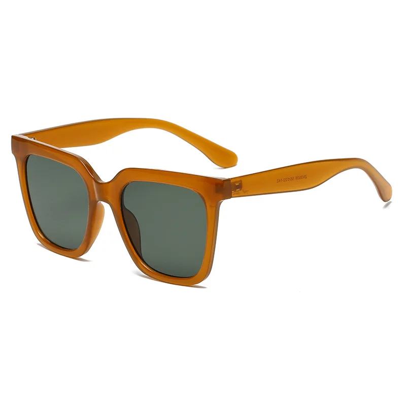 Gafas de sol con montura cuadrada para hombre y mujer, lentes de miopía terminadas, para conducir al aire libre y pescar, de gran tamaño, 2025-1,0-1,5-2,0, 2,5