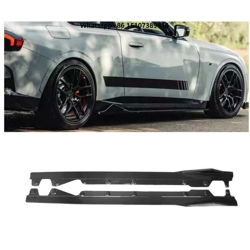 Real Carbon Fiber Body Kits Side Skirts for 2 Series M230i G42 2 Door Coupe 2022+ Car Parts Carbon Fiber Side Skirt