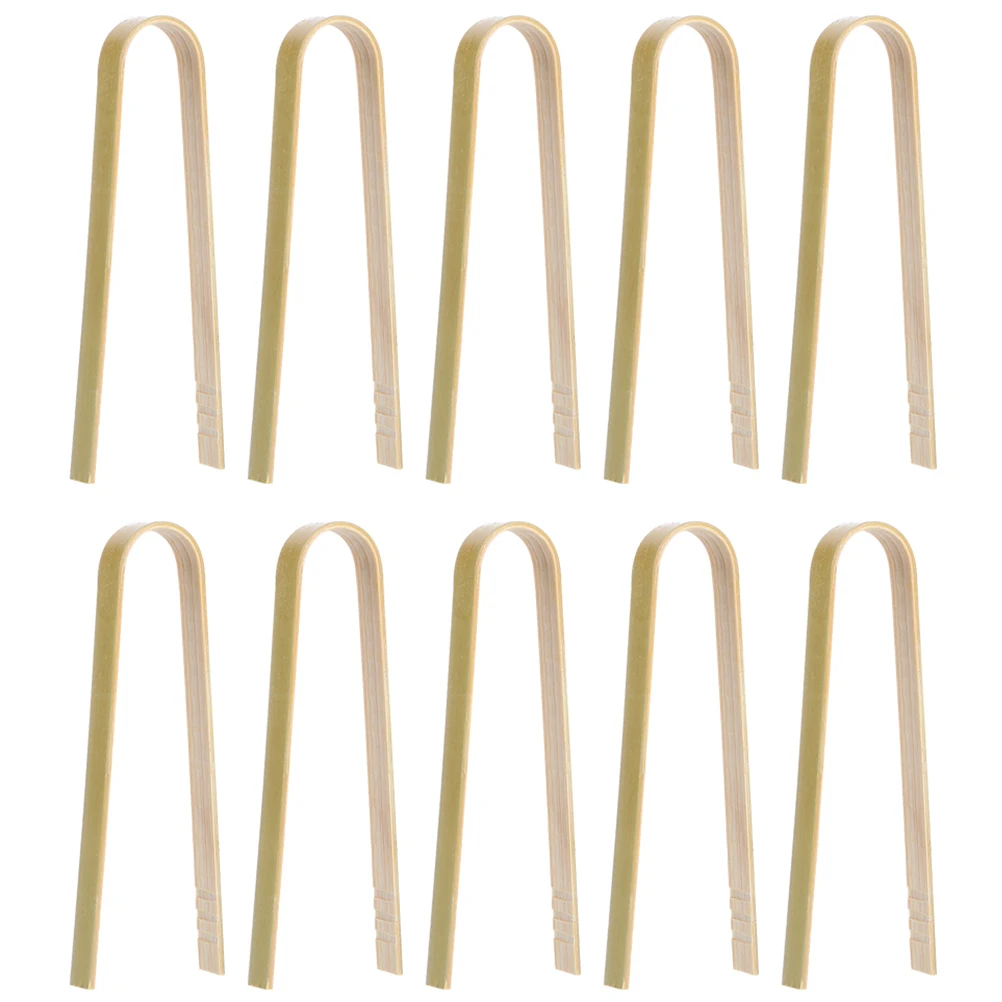 

20Pcs Bamboo Food Clip Multi-Use Anti-Scald Kitchen Toast Tongs Grill Serving Clips Bamboo Food Clip Kitchen Supplies