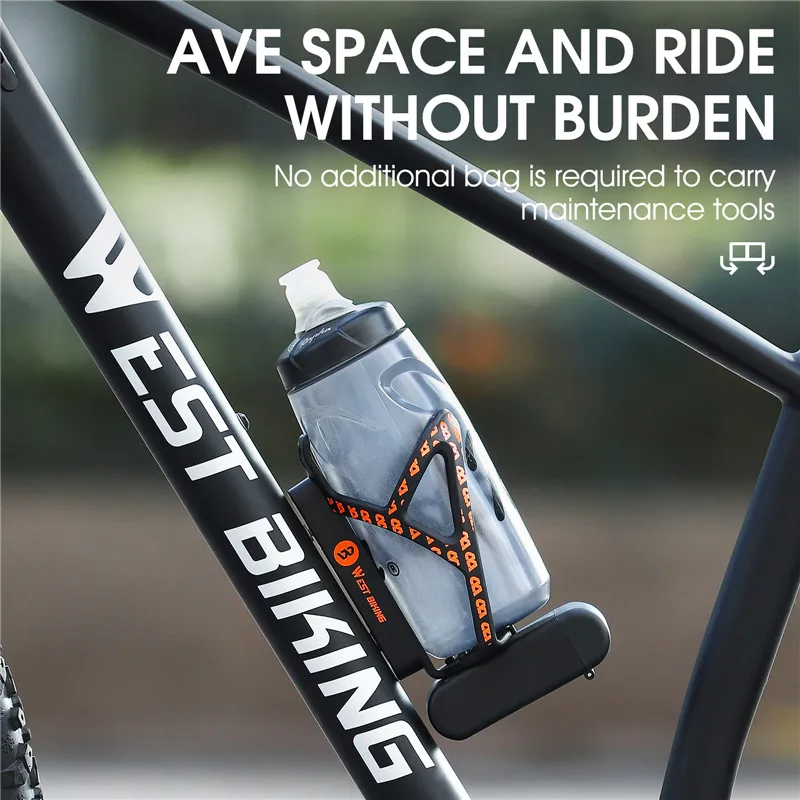 WEST BIKING Bicycle Bottle Cage 1PC Ultralight Bike Bottle Rack Cage Cycling Bottle Holder Bracket Portable MTB Bike Accessories