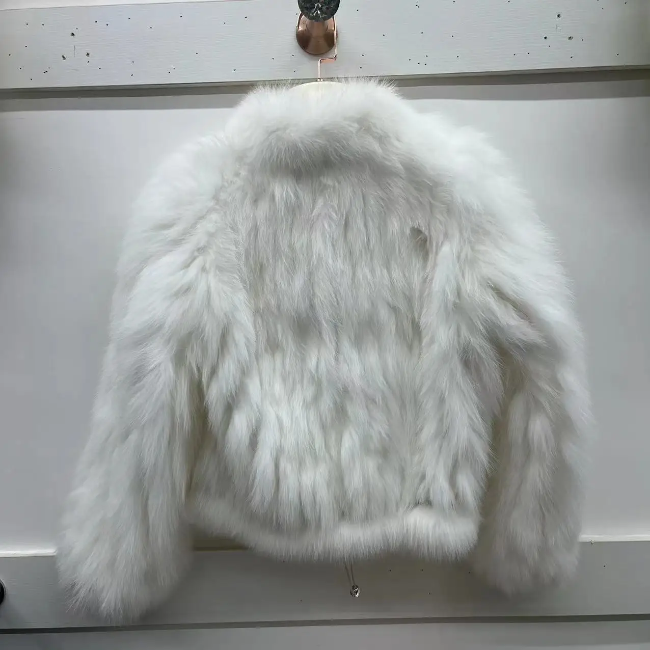 Real Fur Coats Women Winter Natural Fox Fur Coat 2023 New High Quality Luxury Fashion Stand Collar Short Fur Jacket Y4560