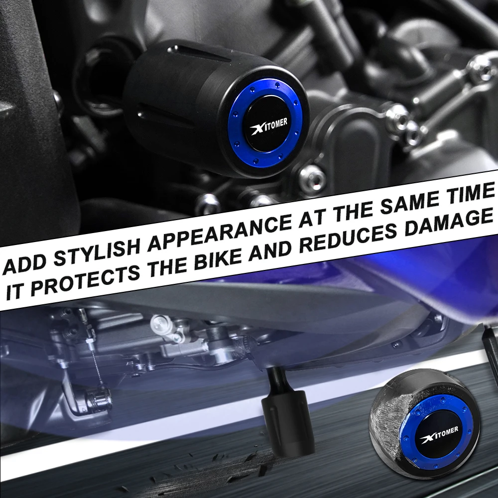 صالح ل MV Agusta Brutale 1090 2013 دراجة نارية الحرس تحطم الوسادة حماة الإطار المتزلجون السقوط حماية تحطم بطانة حماية #6