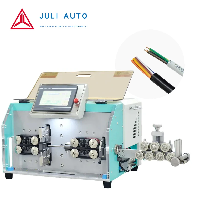 JL-600-30H 7 Cores Wire Stripping Machine Multicore Jacket Cable Cutting Machine Fully Automatic Cable Stripping Machine