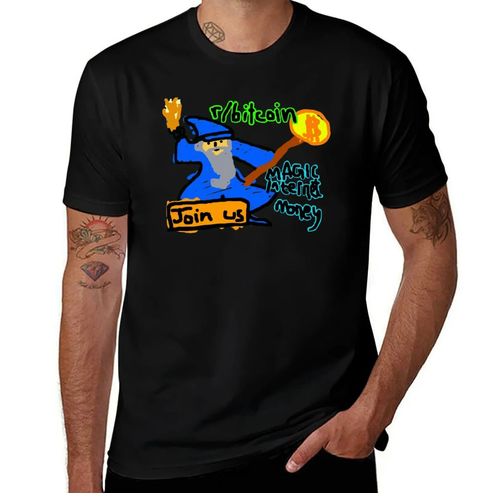 

Bitcoin - Magic Internet Money T-Shirt heavyweights Short sleeve tee man t shirt essential t shirt t shirts for men graphic