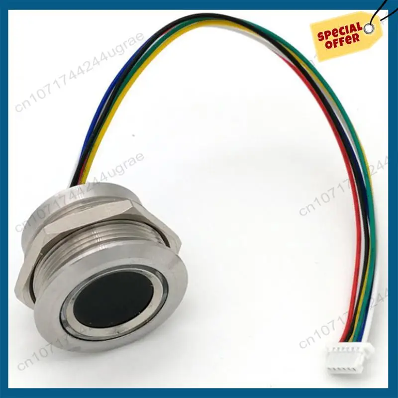 

-A15I R503 Circular Round Two-Color Ring Indicator LED Control DC3.3V MX1.0-6Pin Capacitive Fingerprint Module Sensor Scanner