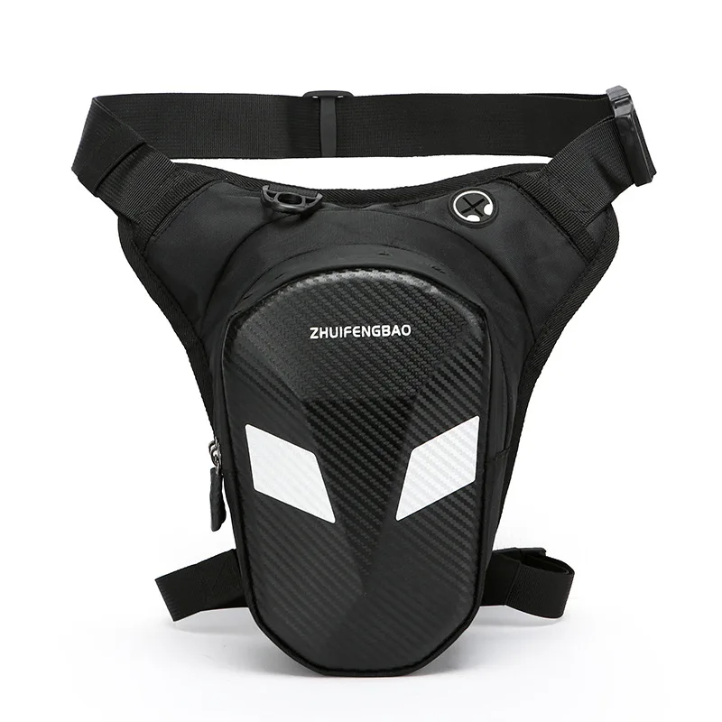 Cycling leg bag, motorcycle, men's motorcycle waterproof reflective rider crossbody waist bag, women's outdoor