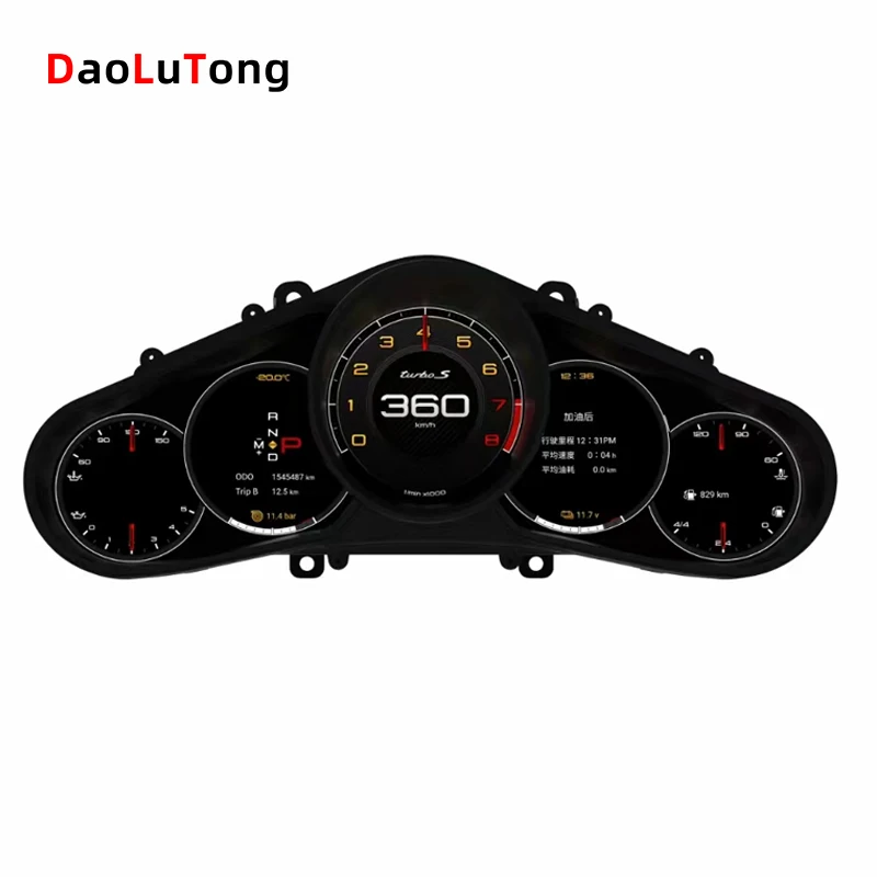 LCD Digital Cluster Instrument Panel Instrument Speedometer for Porsche Cayenne Panamera 2011-2017