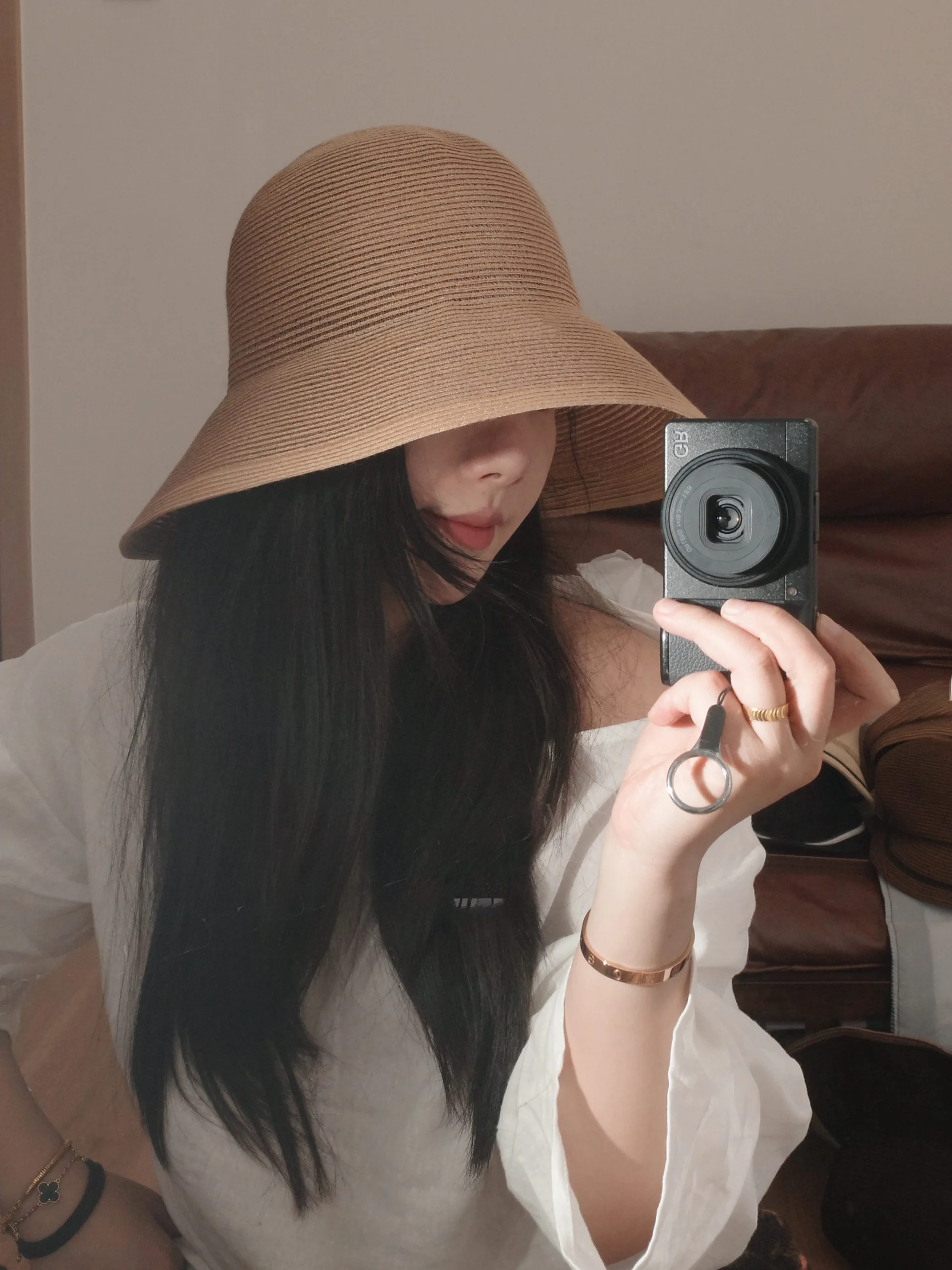 outdoor-beach-sunshade-small-air-conditioner-wide-brim-hat-versatile-stylish-casual-spring-summer-autumn-winter-women's-hat
