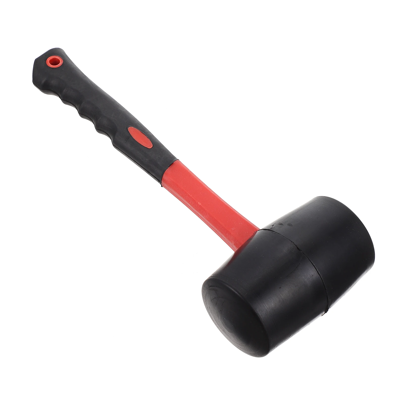 

Fiber H Rubber Mallet Hammer for Crafts Jewelry Flooring Installation Black Craftsman Tool Home Decoration