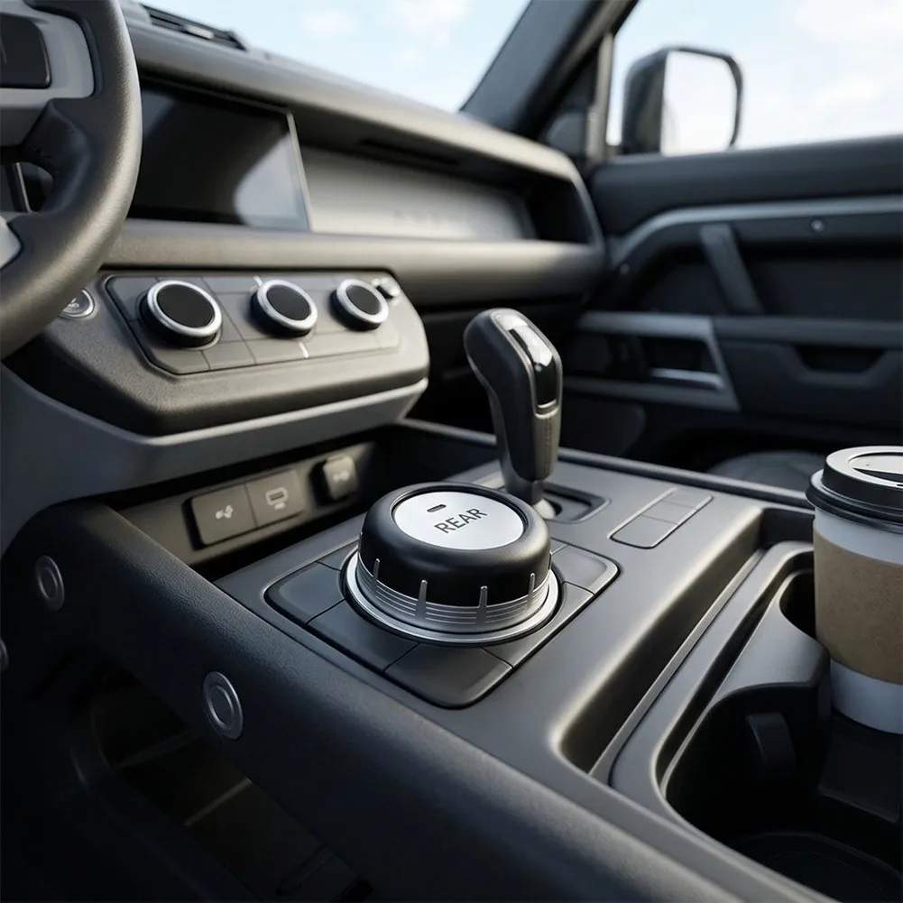 AC Rear HVAC Knob 55904-60190 for Toyota For Land For Cruiser Black ABS Air Conditioning Temperature Control Knob