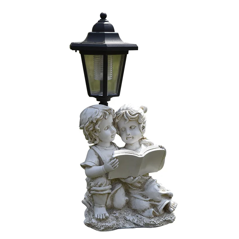 New solar hexagonal garden light animal garden ornament, ranch park outdoor flower bed decorative light