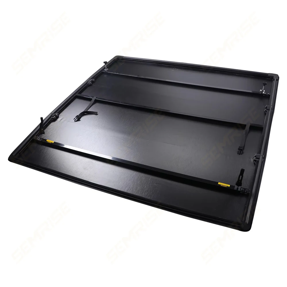 Copriletto per camioncino in lega di alluminio Copriletto per camion con copertura tonneau rigida a quattro pieghe per Ranger F150