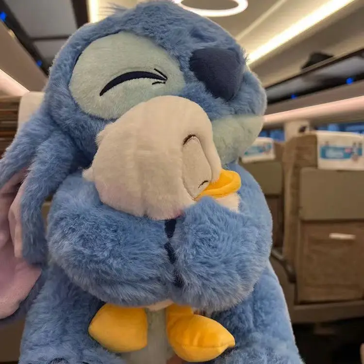 

Disney Stitch Cuddle Duck/дбайливающая игрушка Дональд Дак плюшевая кукла милая тканевая кукла подушка стежка мягкая игрушка для подарков на день рождения