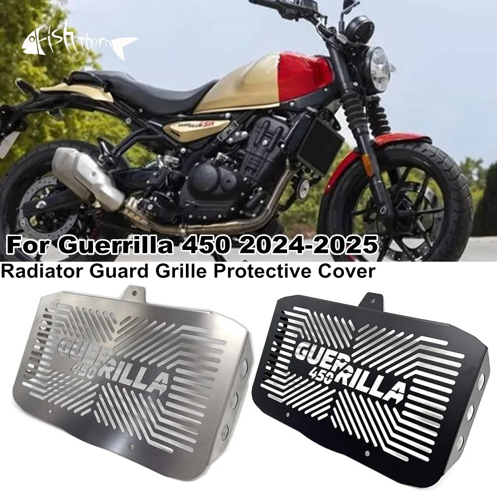 

Motorcycle Radiator Grille Guard Protector Cover Accessories For Guerrilla 450 Guerrilla450 2024 2025