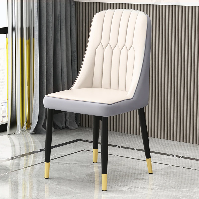 Modern Designer Dining Chairs Living Room Floor Comfortable Vanity Makeup Leather Chair Office Nordic Sillas Home Furniture