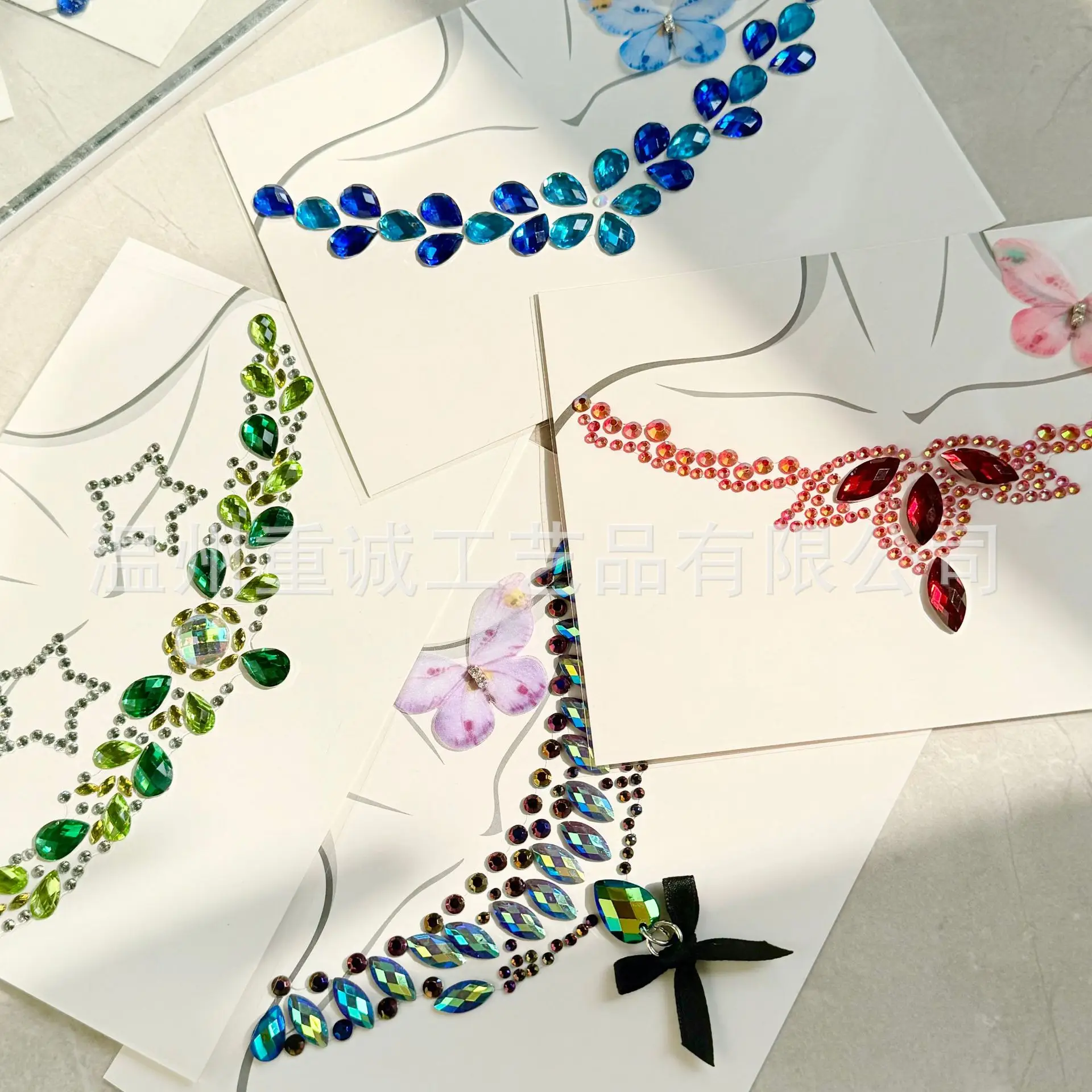 2026 New Arrival Body Gems Stickers Self Adhesive Waterproof Rhinestones for Collarbone Face Festival Rave Party Makeup