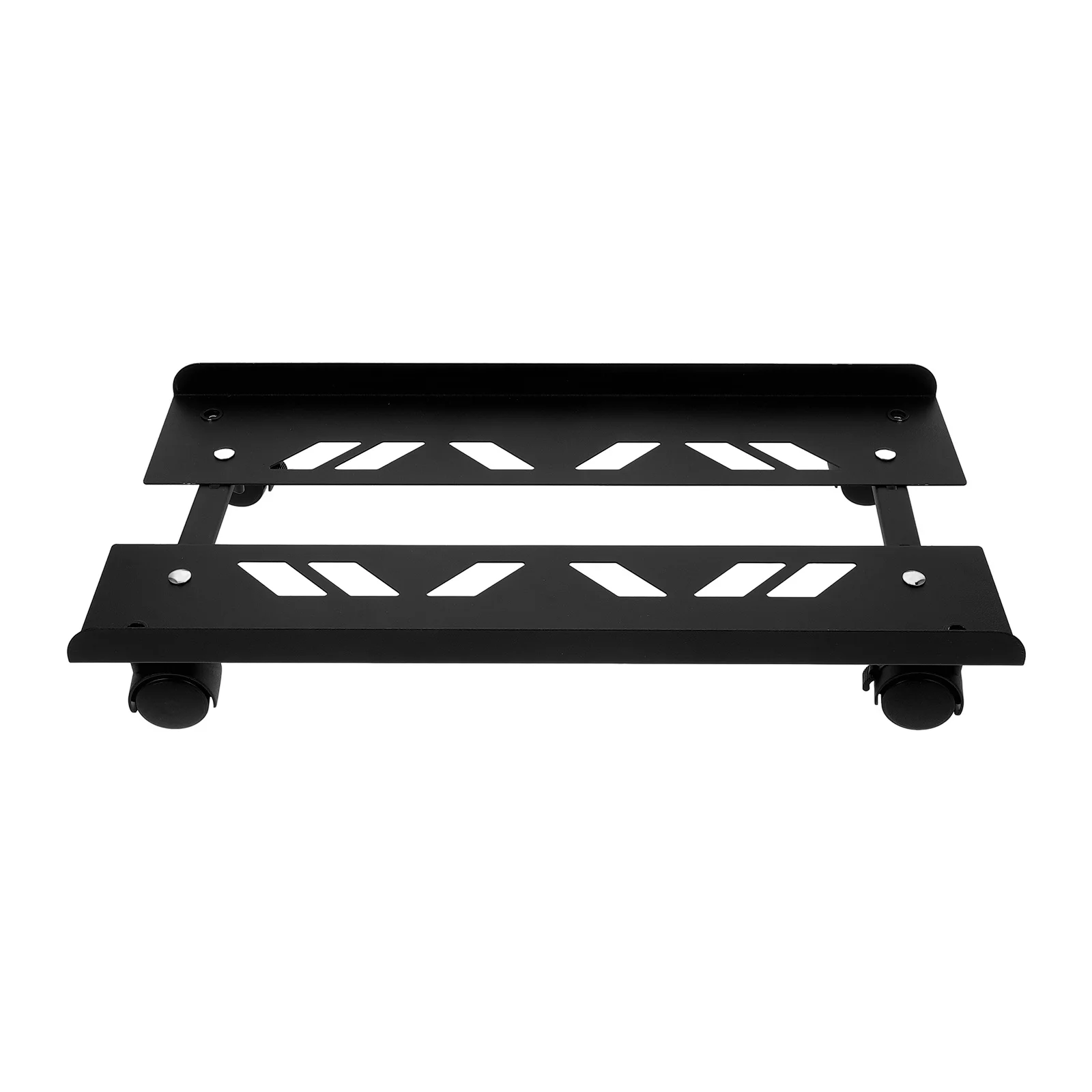 

Computer Tower Stand Black Movable Cpu Holder With Wheels For Home Office Sturdy Steel Under Desk Pc Stand Floor Mount