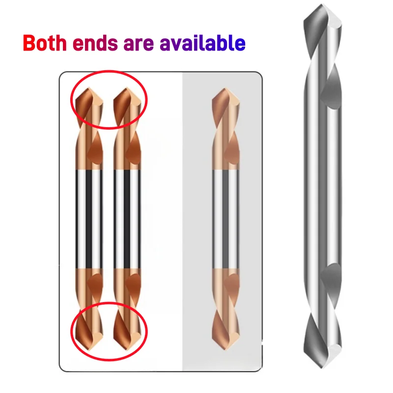 1 unidade 3-12 mm 90 °   Revestimento de estanho carboneto 2 flauta dupla cabeça ponto fixo broca cnc ferramentas broca mecânica